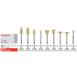 Polissoirs pour composite Exa Special 6 pcs - EDENTA