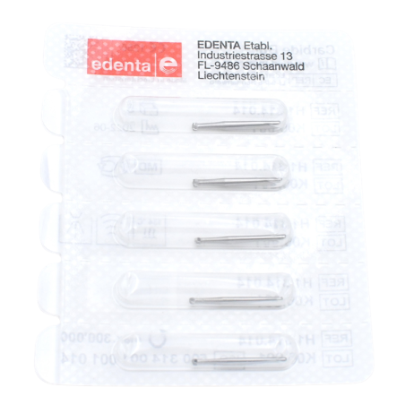 Fraise en carbure du tungstène H1 5pcs - EDENTA