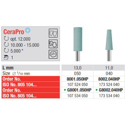 Polissoir CeraPro très efficace bague verte - EDENTA
