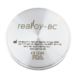 Disque BC cad / cam Cr-Co - REALLOY