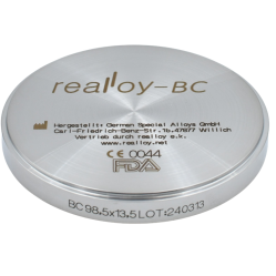 Disque BC cad / cam Cr-Co - REALLOY