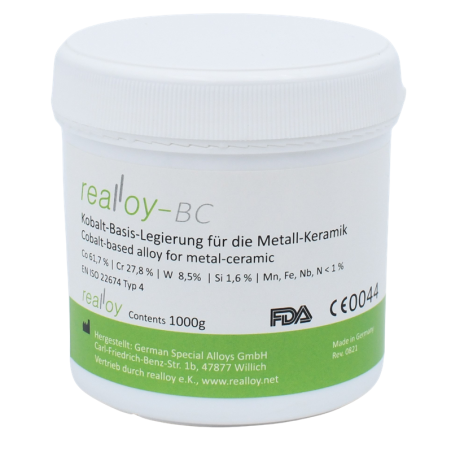 Alliages dentaire BC Cobalt/chrome pour céramiques 1 kg - CROMORON BCC