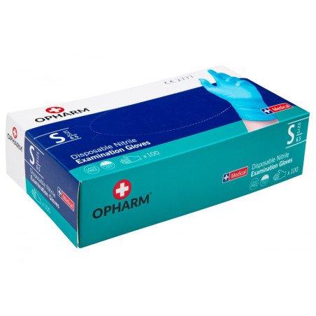 Gants médical cabinet dentaire nitril 4 g 100 pcs - OPHARM