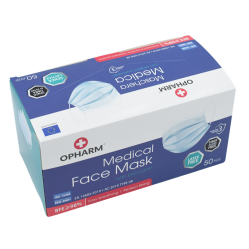 Masques chirurgicaux medical type RII 50 pcs - OPHARM