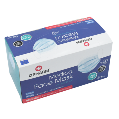 Masques chirurgicaux medical type RII 50 pcs - OPHARM