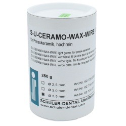 Fil de cire SU-CERAMO-WAX-WIRE, vert citron - SCHULER DENTAL