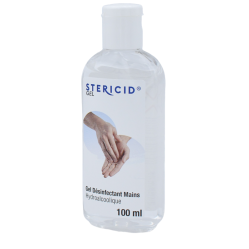 Gel désinfectant hydroalcoolique STERICID - STERIDIS