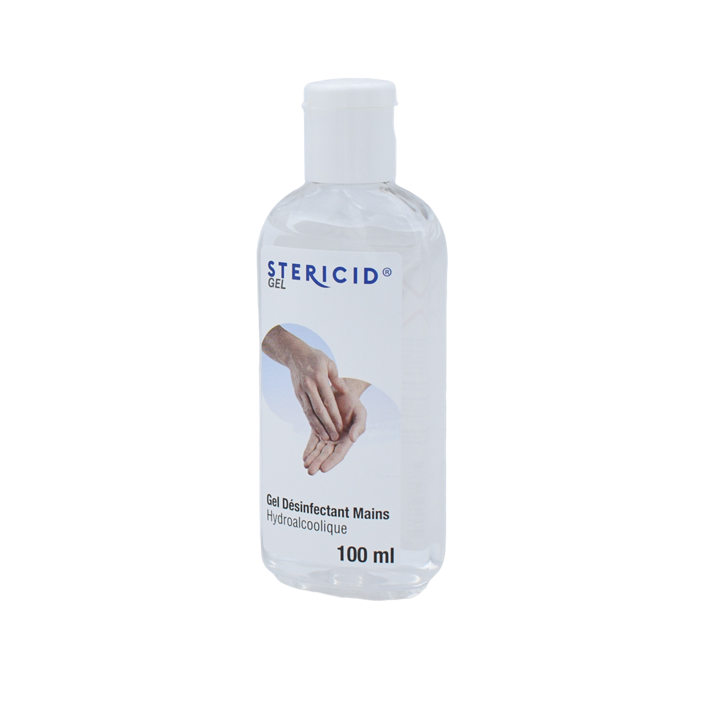 Gel désinfectant hydroalcoolique STERICID - STERIDIS