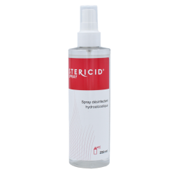 Spray désinfectant mains et petit matériel STERICID 250 ml - STERIDIS