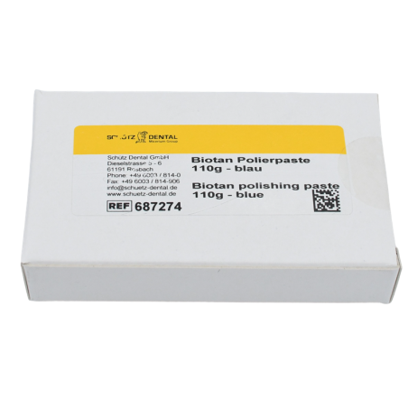 Pâte à polir pour les alliages Biotan, bleue 110 g- SCHUTZ DENTAL