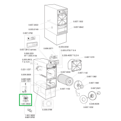 Moteur / turbine de rechange pour aspirateur kavo EWL ABSORmatic® plus