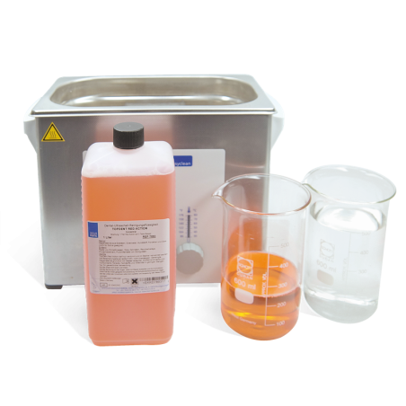 Liquide nettoyant à ultrasons Red Action 1 et 5 litre - KKD TOPDENT