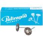 Brosses miniatures avec pièce à main, poils de chèvre gris 12 pcs - POLIRAPID Brosses miniatures avec pièce à main, poils de chèvre gris 12 pcs - POLIRAPID
