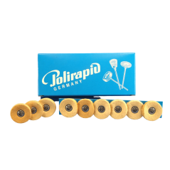 Brosses petit taille en cuir chamois 6 pcs MBH 00 - POLIRAPID