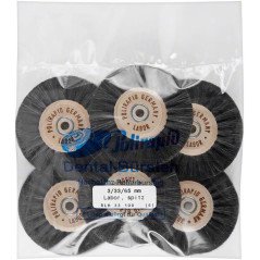 Brosses rond pour polisseuse RLH 6 pcs - POLIRAPID