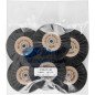 Brosses rond pour polisseuse RLH 6 pcs - POLIRAPID Brosses rond pour polisseuse RLH 6 pcs - POLIRAPID