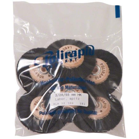 Brosses rond pour polisseuse RLH 6 pcs - POLIRAPID