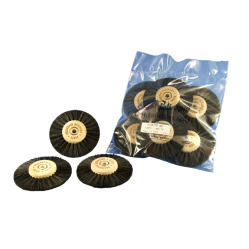 Brosses rond pour polisseuse RLH 6 pcs - POLIRAPID