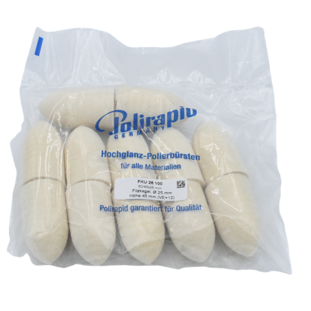 Cône de feutre non montés FKU 25 12 pcs - POLIRAPID