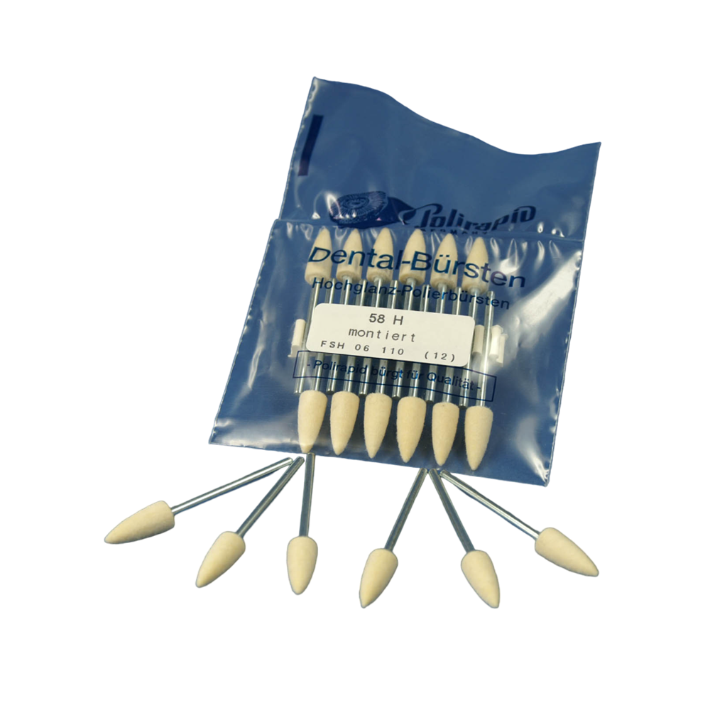 Pointe feutre pour pièce à main12 pcs - POLIRAPID