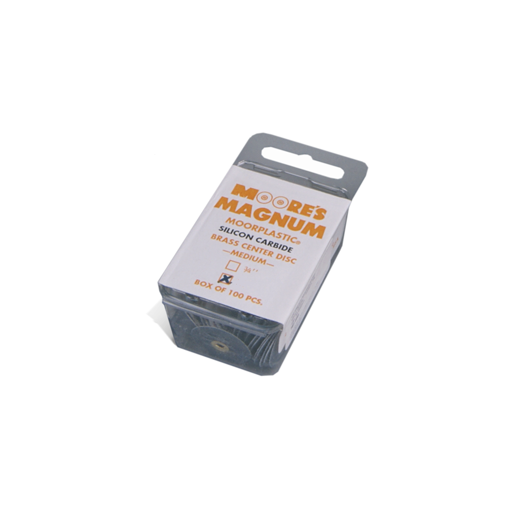 Disques papier clipsables MOORE® 5/8" oxyde d'aluminum 100 pcs - MOORE'S