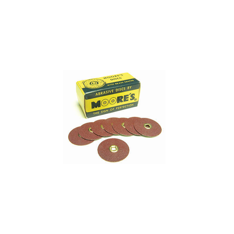 Disques papier 5/8 clipsables abrasif 50 pcs - MOORE'S Disques papier 5/8 clipsables abrasif 50 pcs - MOORE'S