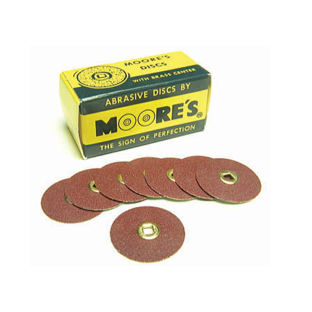 Disques papier 5/8 clipsables abrasif 50 pcs - MOORE'S