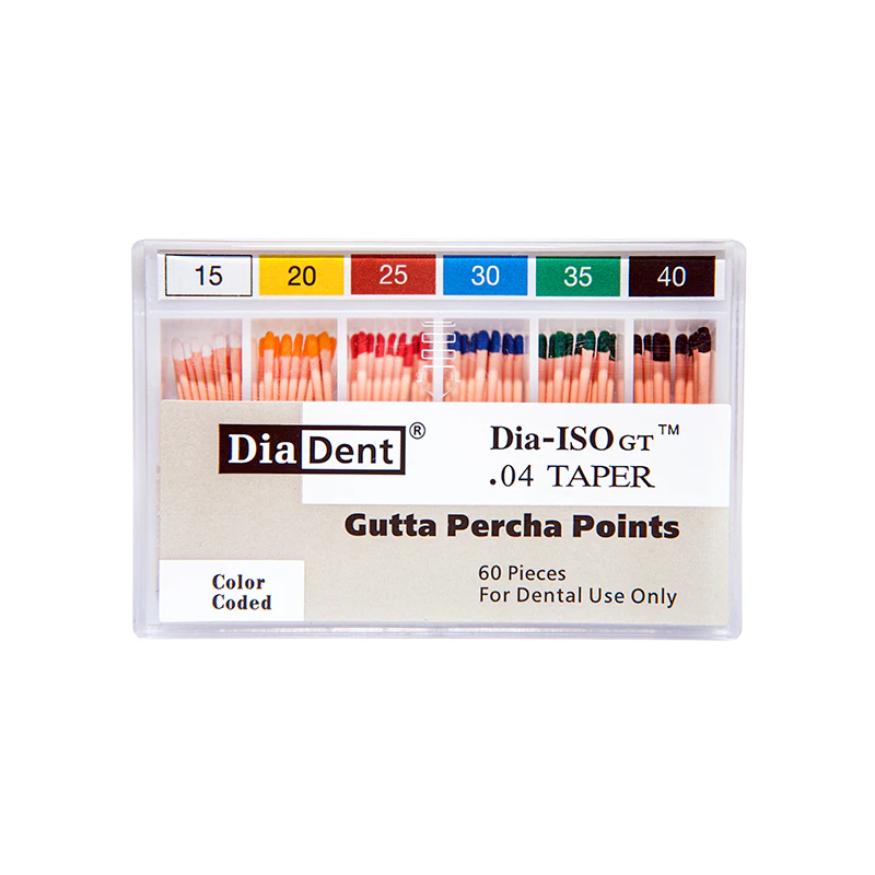 Gutta percha points taper 60 pcs - DIADENT