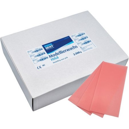 Cire à modeler couleur Rose 2.5 kg - OMNIDENT