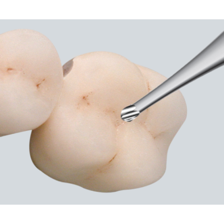 Fraise en boule pour des fissures C1 taille de précision - EDENTA