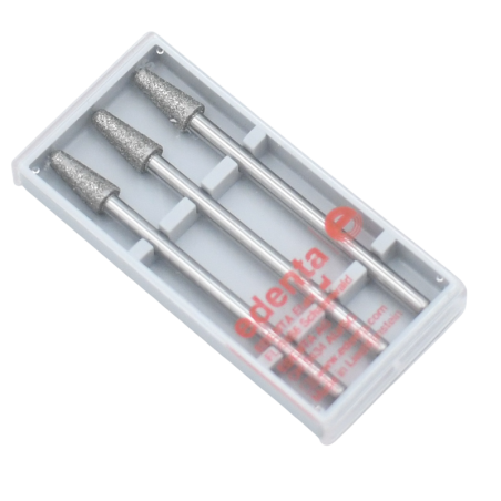 Fraise diamantée dans la masse 850 Pack de 3 - EDENTA