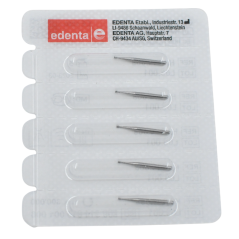 Fraise en carbure de tungstène H2 avec cône reversé 5 pièces FG - EDENTA