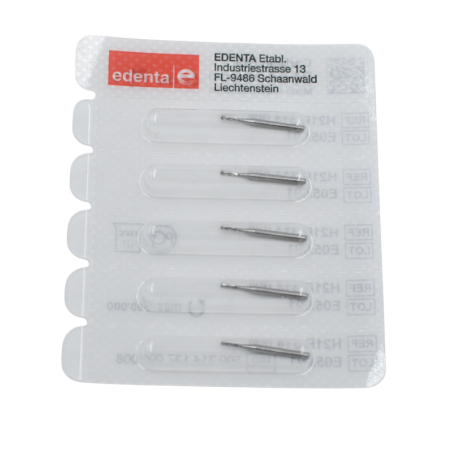 Fraise en carbure de tungstène FG 5 pièces H21R - EDENTA