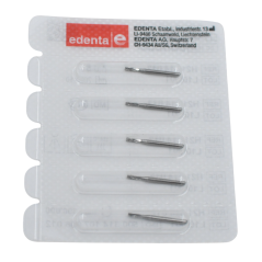 Fraise en carbure de tungstène FG 5 pièces H21 - EDENTA