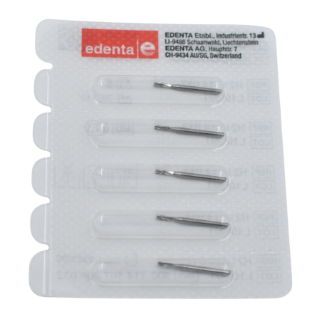 Fraise en carbure de tungstène FG 5 pièces H21 - EDENTA