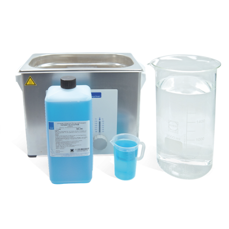 Liquide nettoyant à ultrasons Bleu Action 1 et 5 litre - KKD TOPDENT