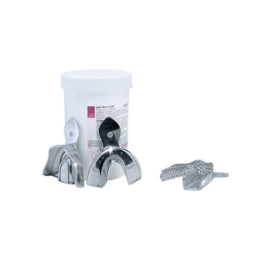 KKD®TRAYCLEAN produite nettoyant porte empreintes – 400 g de poudre - KKD TOPDENT