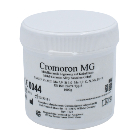 Alliages dentaire MG Cobalt/chrome pour Stellite garantis sans nickel 1 kg - CROMORON