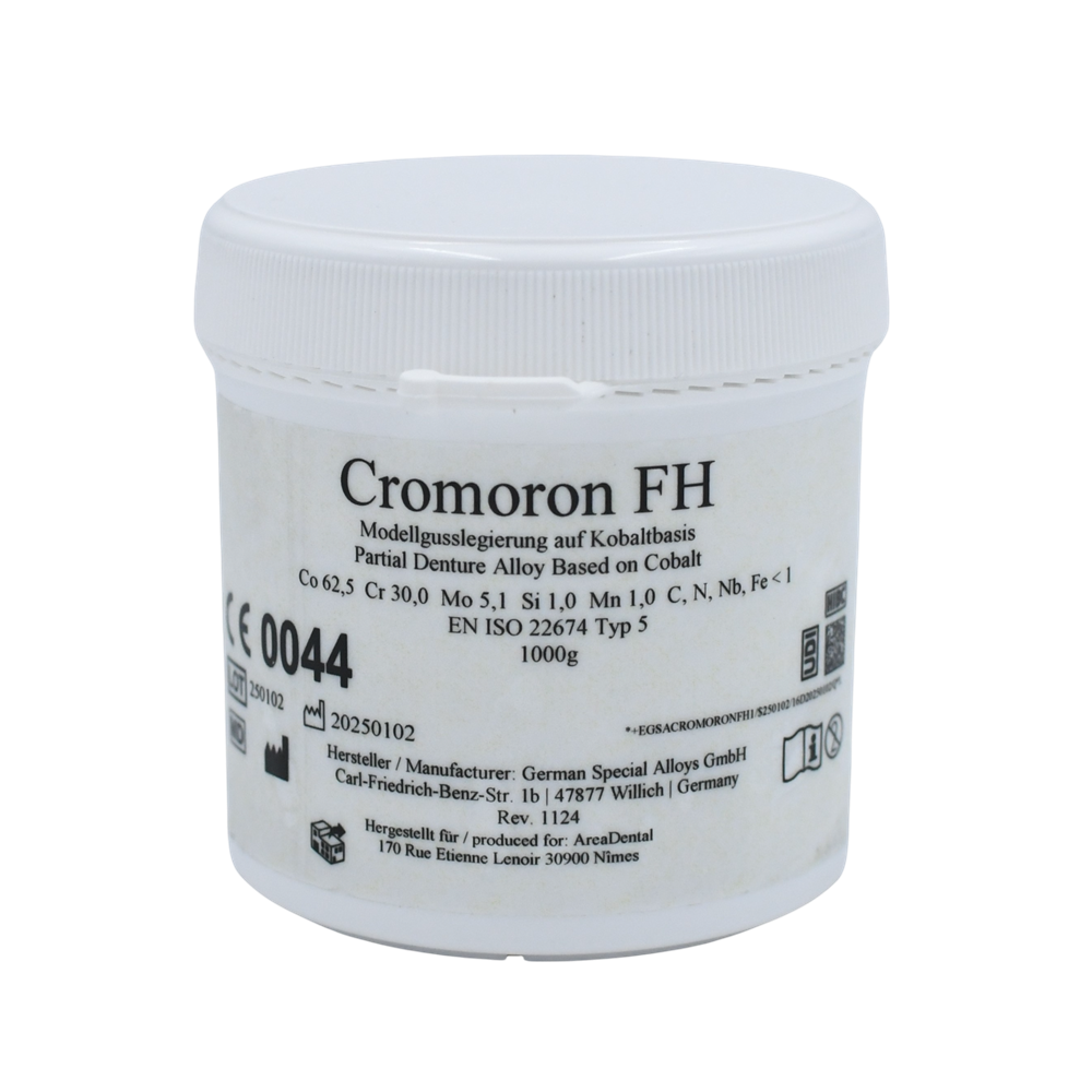 Alliages dentaire FH Cobalt/chrome pour Stellite garantis sans nickel 1 kg - CROMORON