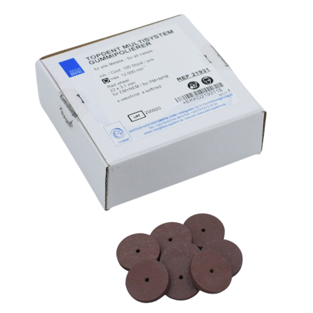 Polissoirs en caoutchouc 100 pièces - KKD TOPDENT