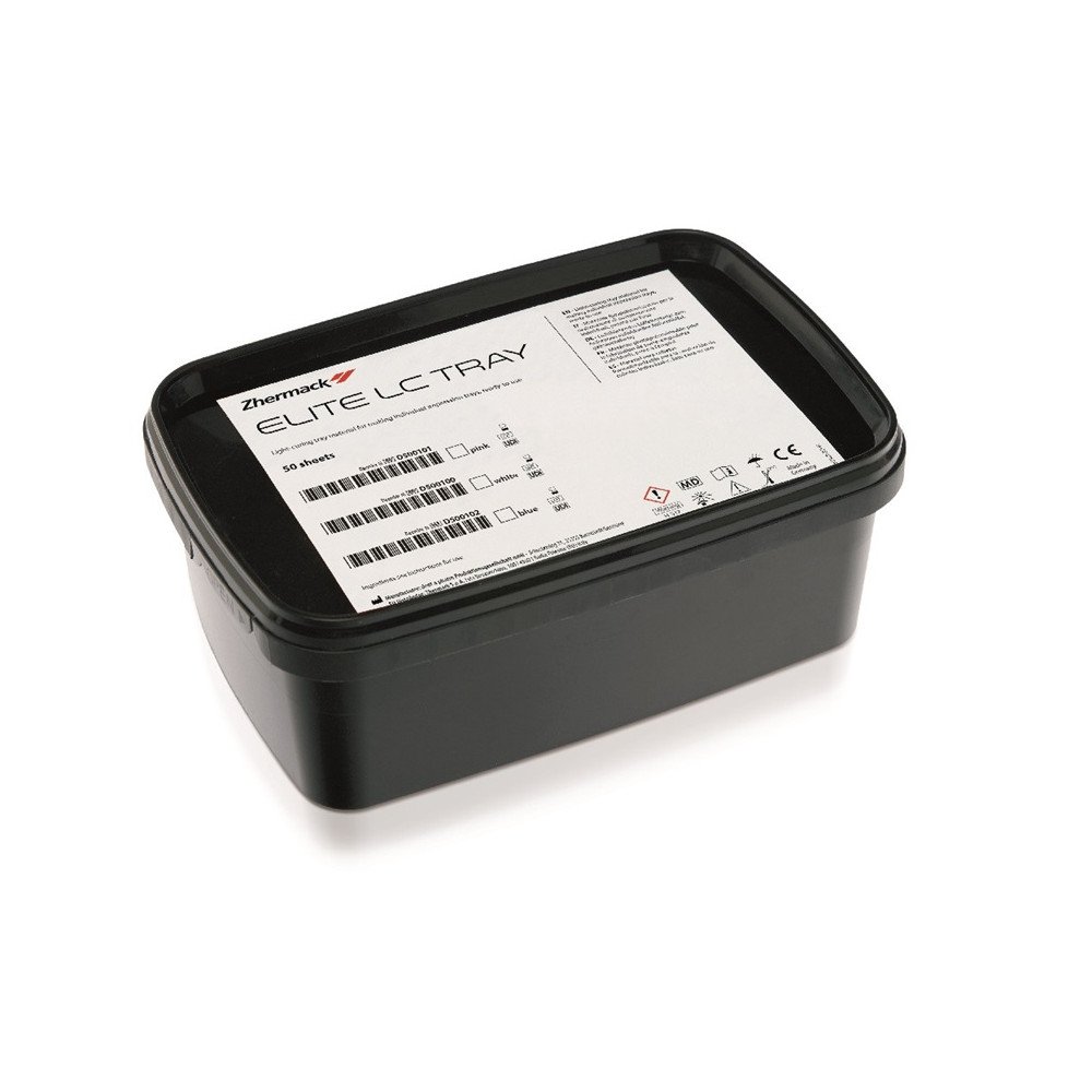 Elite LC Tray Round plaques photopolymérisables porte empreinte individuel PEI - ZHERMACK