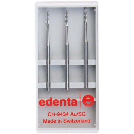 Fraise chirurgicale HM C254 3 pcs - EDENTA