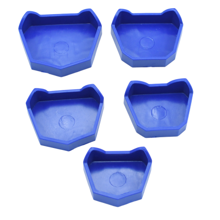 Socle moule en caoutchouc pour les modèles en plâtre 5 pcs - LARIDENT