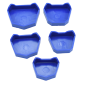 Socle moule en caoutchouc pour les modèles en plâtre 5 pcs - LARIDENT Socle moule en caoutchouc pour les modèles en plâtre 5 pcs - LARIDENT