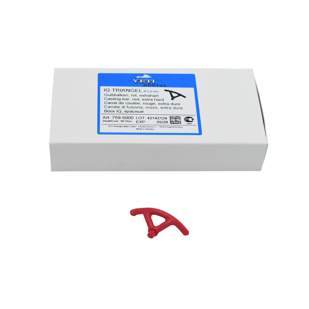 Cire extra rigide IQ TRIANGLES 50 pièces - YETI DENTAL