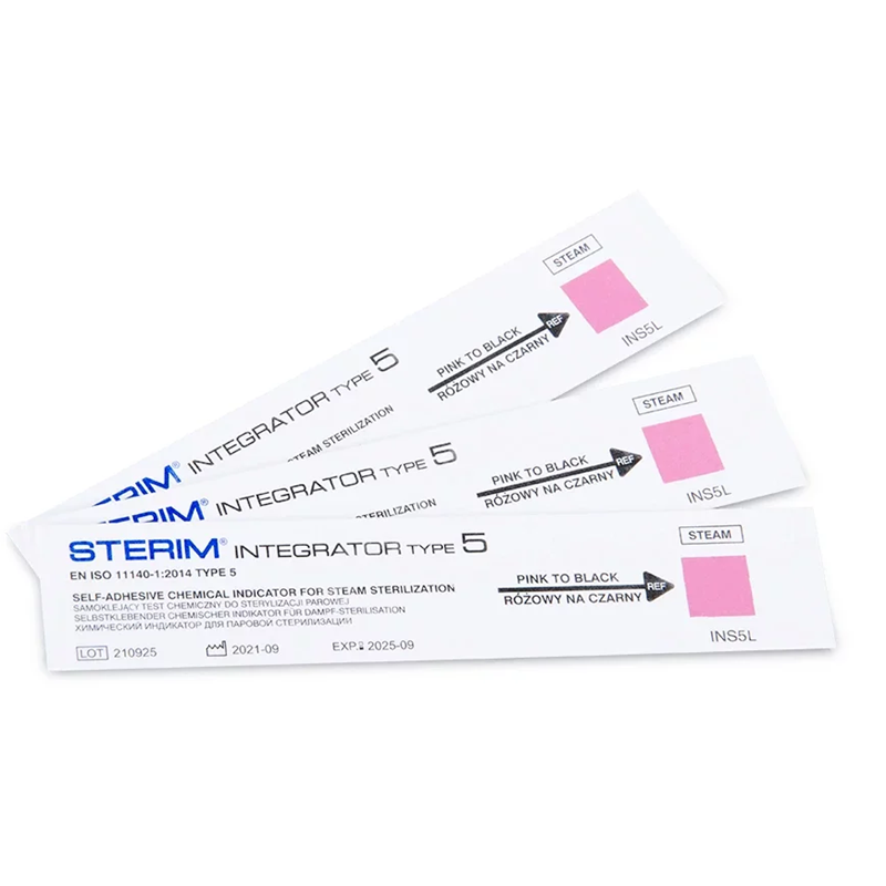 Tests pour stérilisateur (indicateur chimique) 250pcs - STERIM Tests pour stérilisateur (indicateur chimique) 250pcs - STERIM