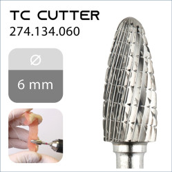 Fraise pour le traitement des matériaux thermoplastiques TC CUTTER - EVERALL7