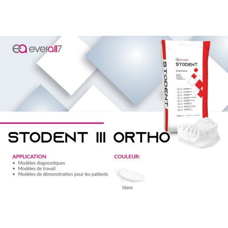 Plâtre orthodontie Blanc Type III / 3 - EVERALL7