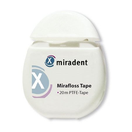 Fil dentaire soie Mirafloss PTFE 20m - HAGER & WERKEN