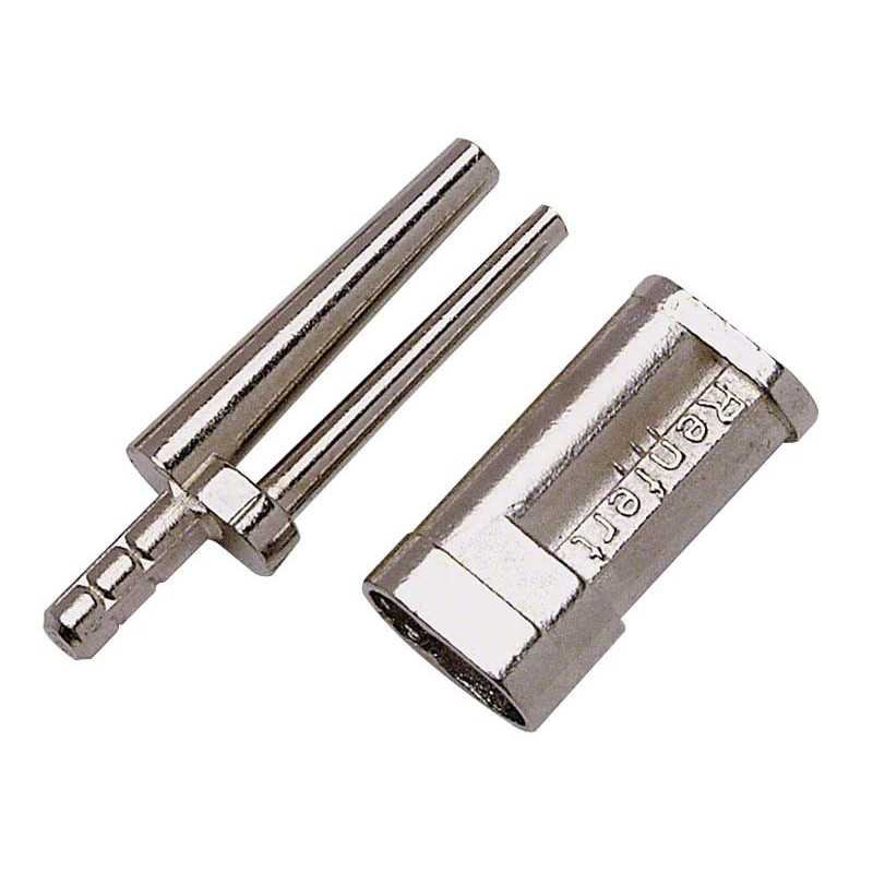 Bi-pins, courts, avec gaines métalliques - 100 et 1000 pièces - RENFERT